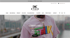 Desktop Screenshot of ethikny.com